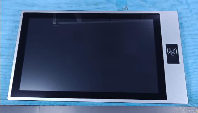 WhoOnSite NFC tap kiosk &mdash; custom build, China manufacture
