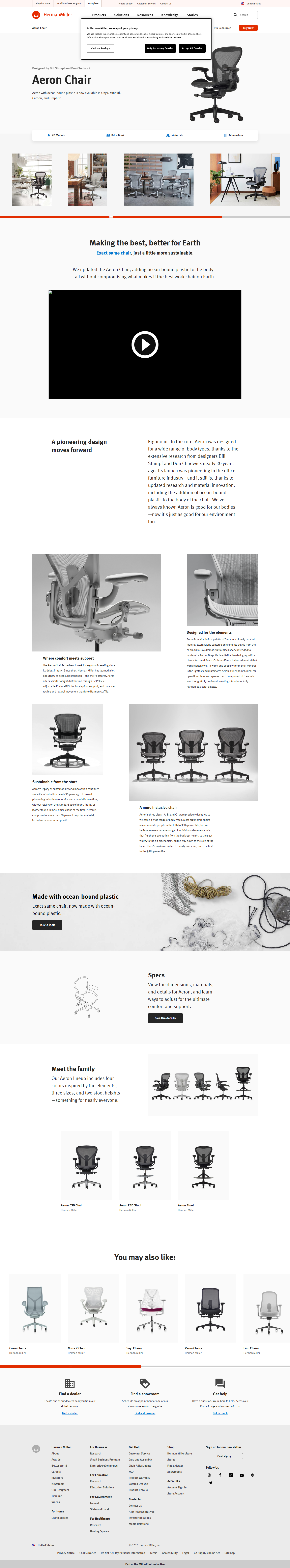 Herman Miller Aeron PDP reference
